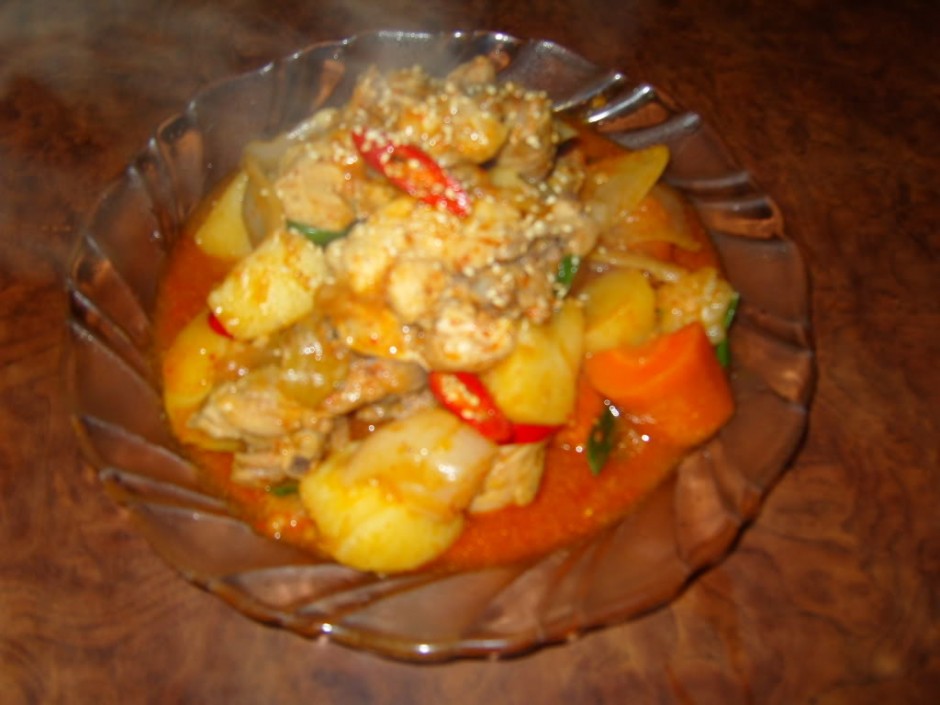 วิธีทำแกงไก่เกาหลี สูตรอาหาร